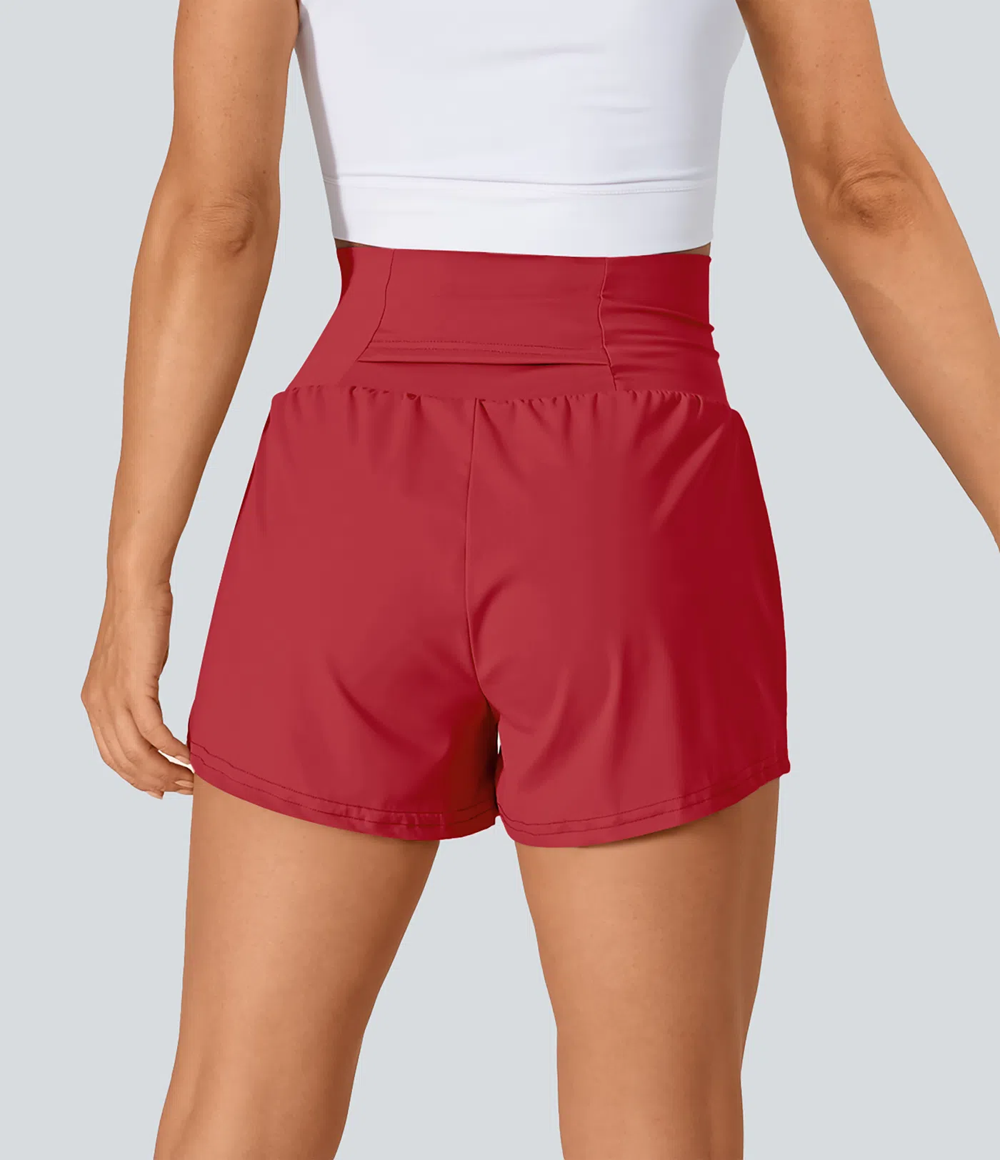 Last day promotion-Women's 2-in-1 Sports Shorts, Anti-Exposure Running Shorts With Pockets