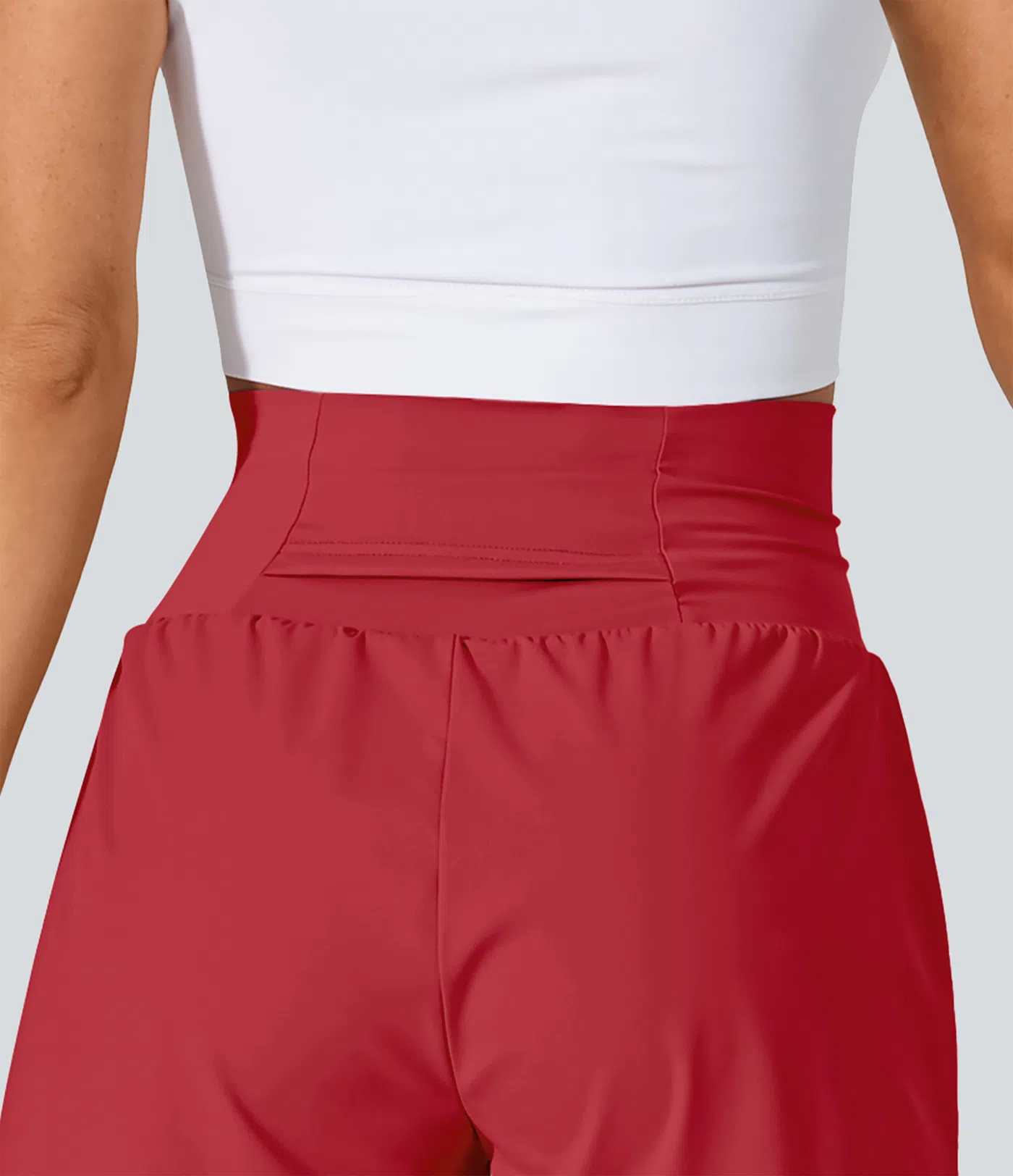 Last day promotion-Women's 2-in-1 Sports Shorts, Anti-Exposure Running Shorts With Pockets