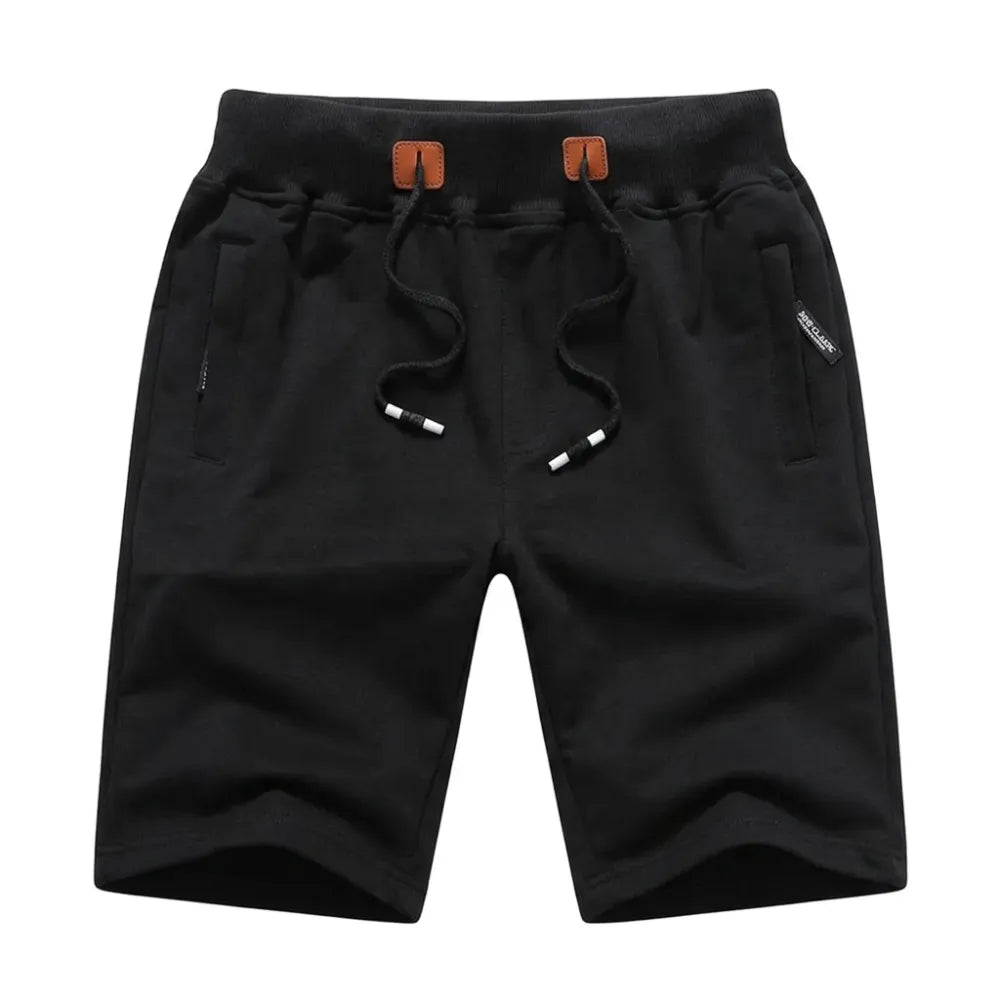 🔥Last Chance to Save ! Men's Pajama Shorts, Cotton Casual Shorts with Zipper Pockets