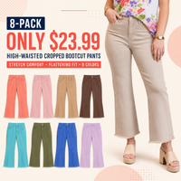F💥 8-PACK ONLY $23.99💥(Coral + Blush Pink + Tan + Chocolate Brown + Turquoise + Olive Green + Cobalt Blue + LavenderCoral + Blush Pink + Tan + Chocolate Brown + Turquoise + Olive Green + Cobalt Blue + Lavender)