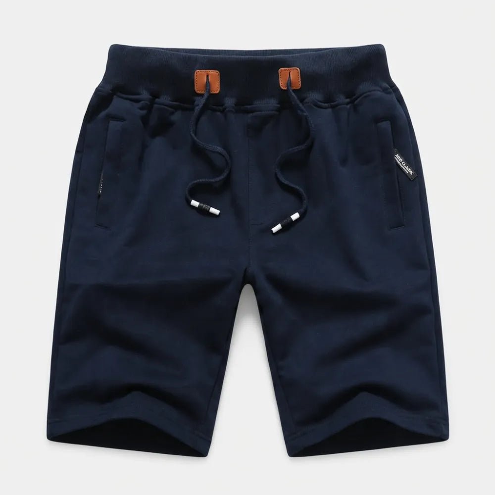 🔥Last Chance to Save ! Men's Pajama Shorts, Cotton Casual Shorts with Zipper Pockets