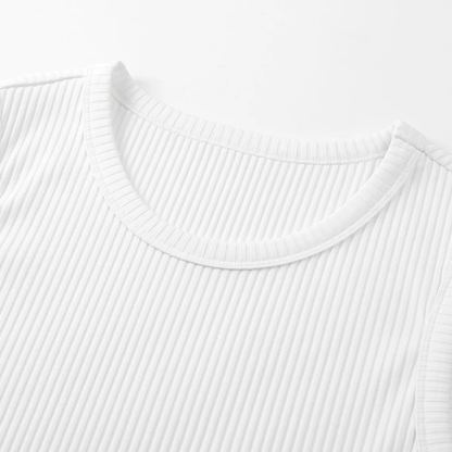 Men's Wide Strap Ribbed Tank Top