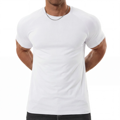 Men's Raglan Sleeve Tee, Athletic Tapered Fit