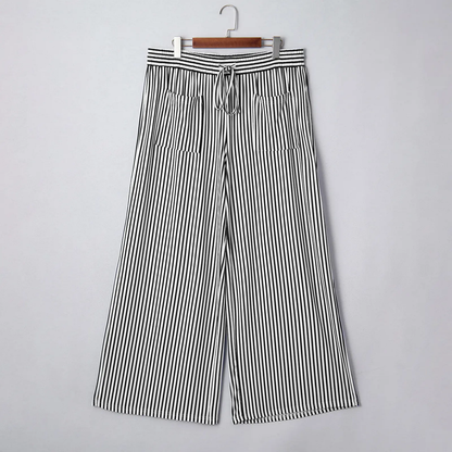 Womens Plus Size Wide Leg Pants with Pockets