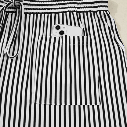 Womens Plus Size Wide Leg Pants with Pockets