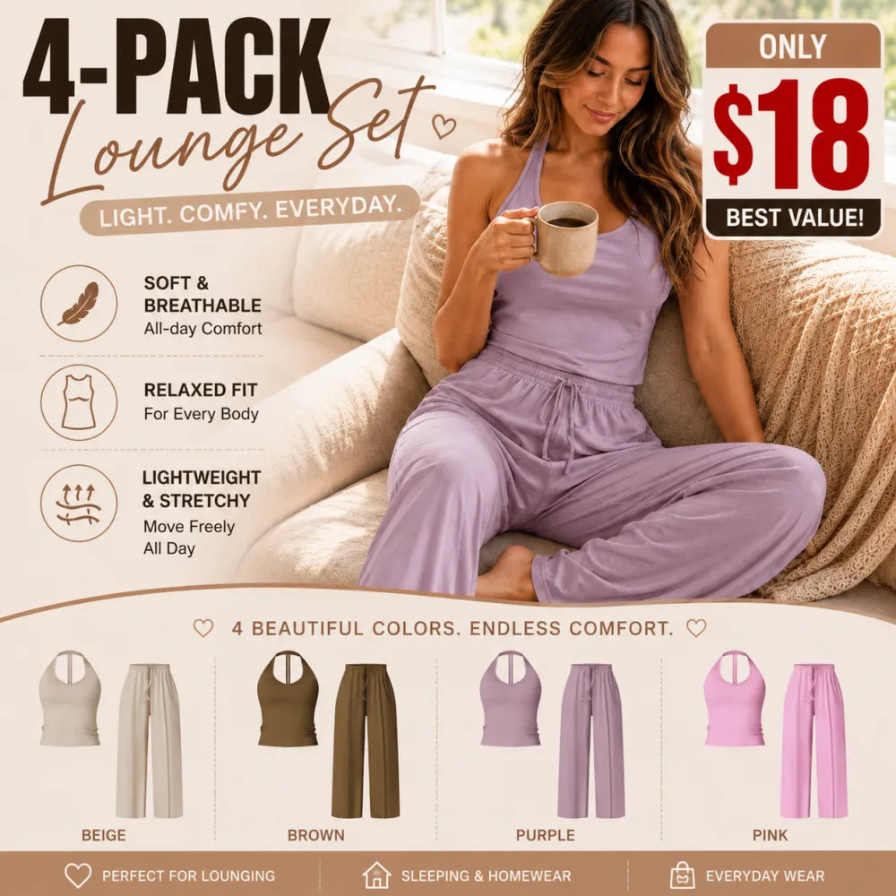 Women's 2-Piece Athleisure Outfits - Polyester-Silk Fitted Summervibe Sweatsuit