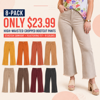 C💥 8-PACK ONLY $23.99💥(Mustard Yellow + Rust Orange + Terracotta + Camel Tan + Warm Beige + Mocha Brown + Burgundy + Dark Charcoal)