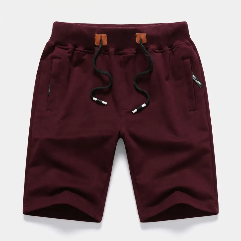 🔥Last Chance to Save ! Men's Pajama Shorts, Cotton Casual Shorts with Zipper Pockets