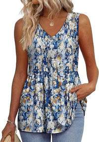 Blue Ethnic Floral