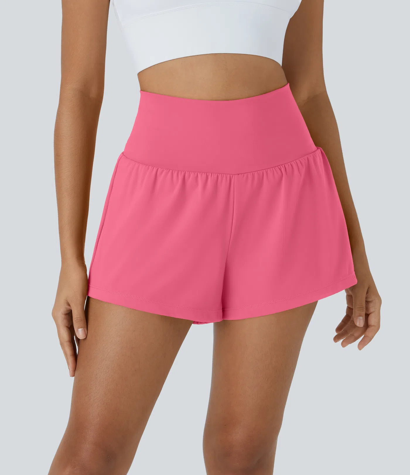 Last day promotion-Women's 2-in-1 Sports Shorts, Anti-Exposure Running Shorts With Pockets